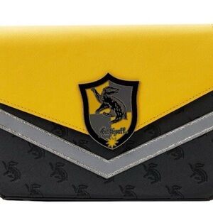 Loungefly Hufflepuff Yellow and Black Crossbody Bag